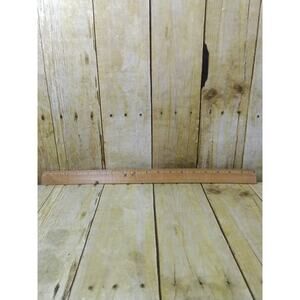 Vtg Falcon Wood Ruler 18 Inch Drafting Made in USA